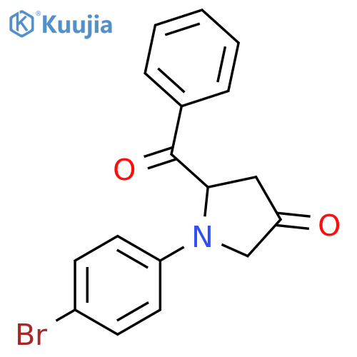 3-Pyrrolidinone, 5-benzoyl-1-(4-bromophenyl)- structure