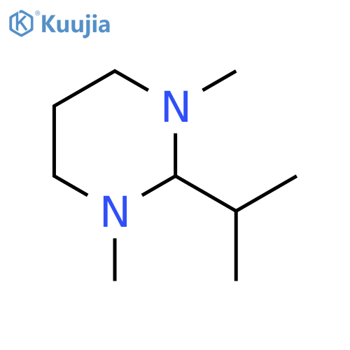 Pyrimidine, hexahydro-1,3-dimethyl-2-(1-methylethyl)- structure