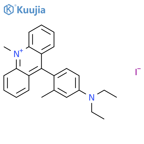 Acridinium, 9-[4-(diethylamino)-2-methylphenyl]-10-methyl-, iodide structure