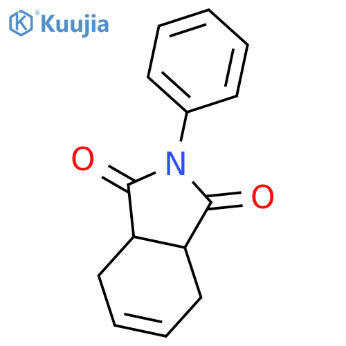 1H-Isoindole-1,3(2H)-dione, 3a,4,7,7a-tetrahydro-2-phenyl-, trans- structure