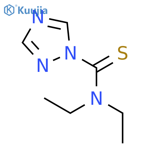 1H-1,2,4-Triazole-1-carbothioamide, N,N-diethyl- structure