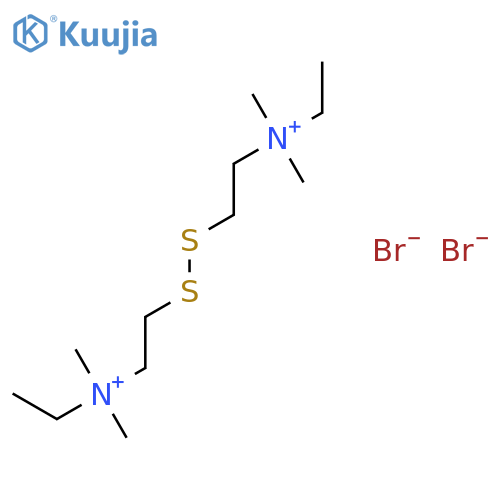 Ethanaminium,2,2'-dithiobis[N-ethyl-N,N-dimethyl-, dibromide (9CI) structure