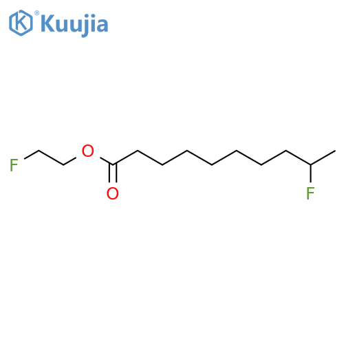Decanoic acid,9-fluoro-, 2-fluoroethyl ester structure
