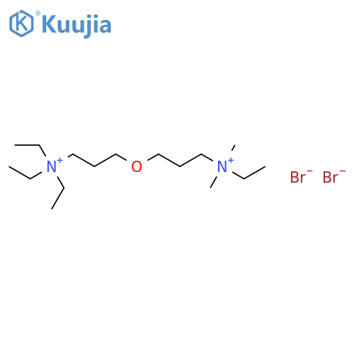 1-Propanaminium,N-ethyl-N,N-dimethyl-3-[3-(triethylammonio)propoxy]-, dibromide (9CI) structure