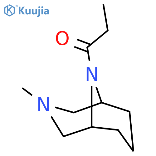 1-Propanone,1-(3-methyl-3,9-diazabicyclo[3.3.1]non-9-yl)- structure
