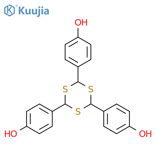Phenol,4,4',4''-(1,3,5-trithiane-2,4,6-triyl)tris- structure