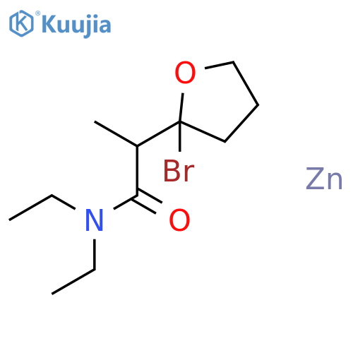 ZINC, BROMO[2-(DIETHYLAMINO)-1-METHYL-2-OXOETHYL](TETRAHYDROFURAN)- structure