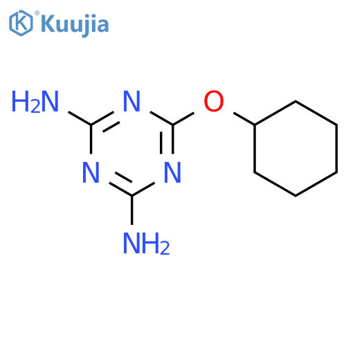 1,3,5-Triazine-2,4-diamine,6-(cyclohexyloxy)- structure
