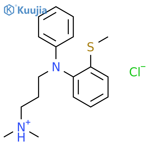1,3-Propanediamine,N1,N1-dimethyl-N3-[2-(methylthio)phenyl]-N3-phenyl-, hydrochloride (1:1) structure