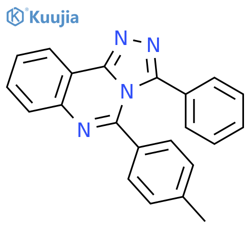 1,2,4-Triazolo[4,3-c]quinazoline, 5-(4-methylphenyl)-3-phenyl- structure