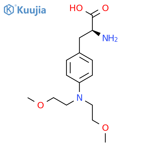 L-Phenylalanine, 4-[bis(2-methoxyethyl)amino]- structure
