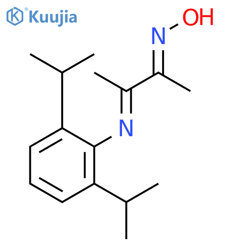 2-BUTANONE, 3-[[2,6-BIS(1-METHYLETHYL)PHENYL]IMINO]-, OXIME, (2E,3E)- structure