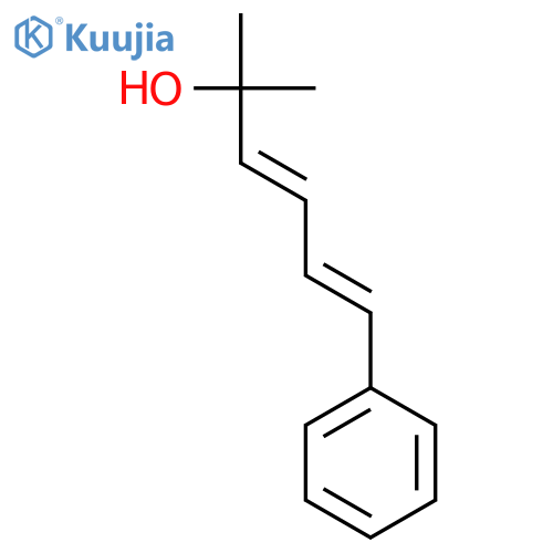 3,5-Hexadien-2-ol, 2-methyl-6-phenyl-, (3E)- structure