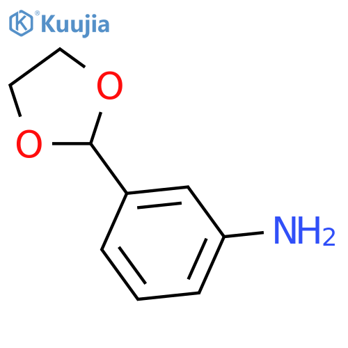 3-(1,3-Dioxolan-2-yl)aniline structure