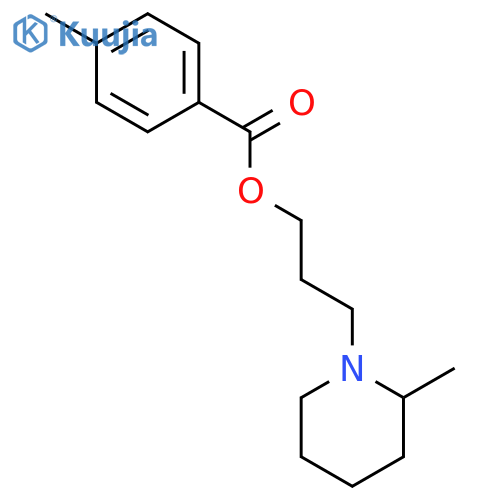 3-(2-methylpiperidin-1-yl)propyl 4-methylbenzoate structure