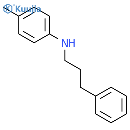Benzenamine,4-methyl-N-(phenylpropyl)- (9CI) structure