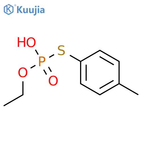 Phosphorothioic acid,O-ethyl S-(4-methylphenyl) ester structure