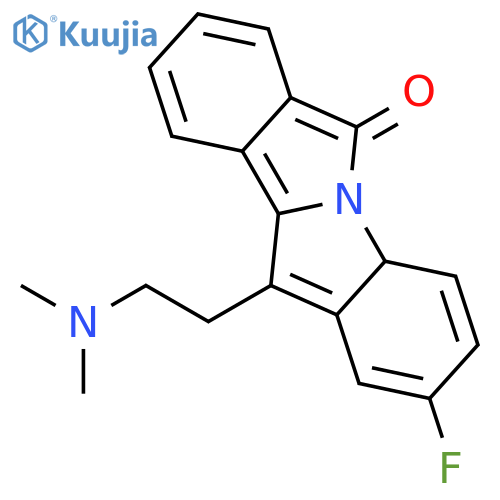 6H-ISOINDOLO[2,1-A]INDOL-6-ONE, 11-[2-(DIMETHYLAMINO)ETHYL]-2-FLUORO- structure