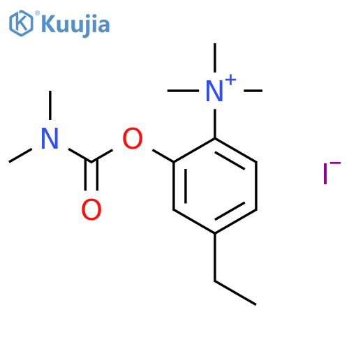 Benzenaminium,2-[[(dimethylamino)carbonyl]oxy]-4-ethyl-N,N,N-trimethyl-, iodide (1:1) structure