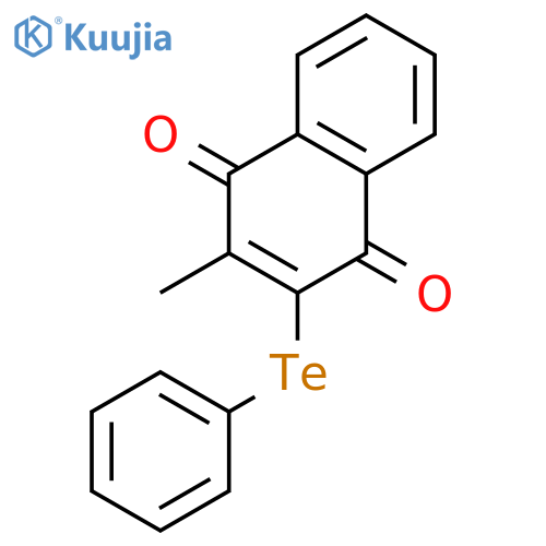 1,4-Naphthalenedione, 2-methyl-3-(phenyltelluro)- structure