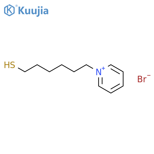 Pyridinium, 1-(6-mercaptohexyl)-, bromide structure