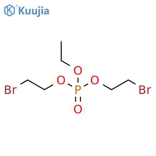 Phosphoric acid, bis(2-bromoethyl) ethyl ester structure