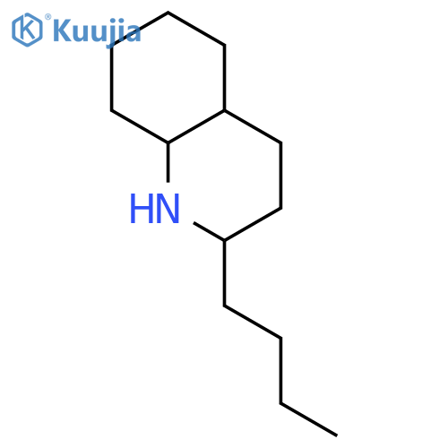 Quinoline,2-butyldecahydro-, (2S,4aR,8aR)- structure