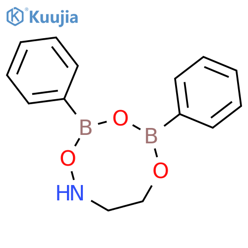 6H-1,3,5,6,2,4-Trioxazadiborocine, dihydro-2,4-diphenyl- structure