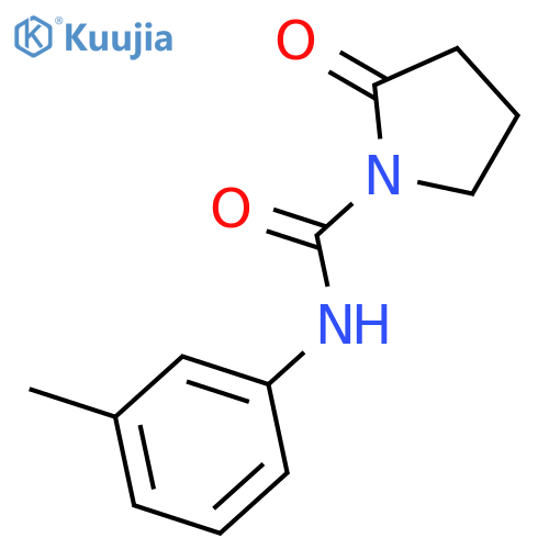 1-Pyrrolidinecarboxamide, N-(3-methylphenyl)-2-oxo- structure