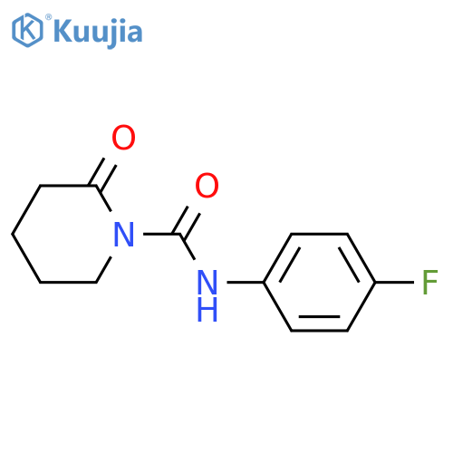 1-Piperidinecarboxamide, N-(4-fluorophenyl)-2-oxo- structure