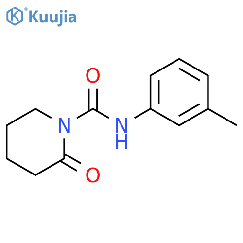 1-Piperidinecarboxamide, N-(3-methylphenyl)-2-oxo- structure
