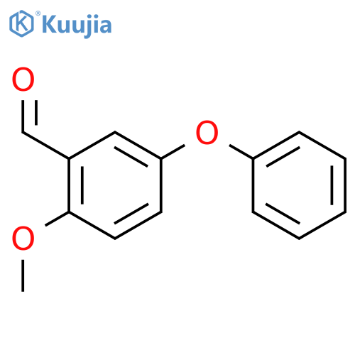 Benzaldehyde, 2-methoxy-5-phenoxy- structure