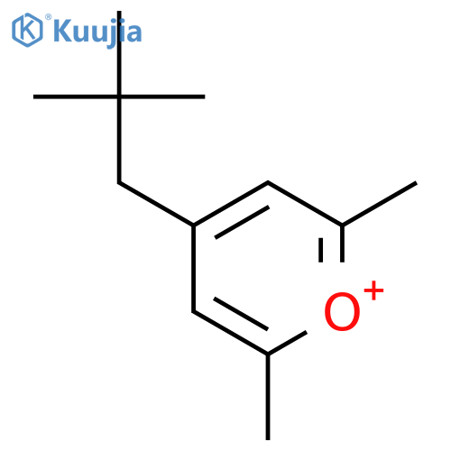 Pyrylium, 4-(2,2-dimethylpropyl)-2,6-dimethyl- structure