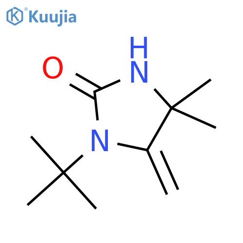 2-Imidazolidinone, 1-(1,1-dimethylethyl)-4,4-dimethyl-5-methylene- structure
