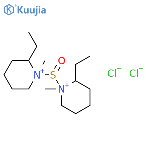 Piperidinium,1,1'-(sulfinyldi-2,1-ethanediyl)bis[1-methyl-, dichloride (9CI) structure