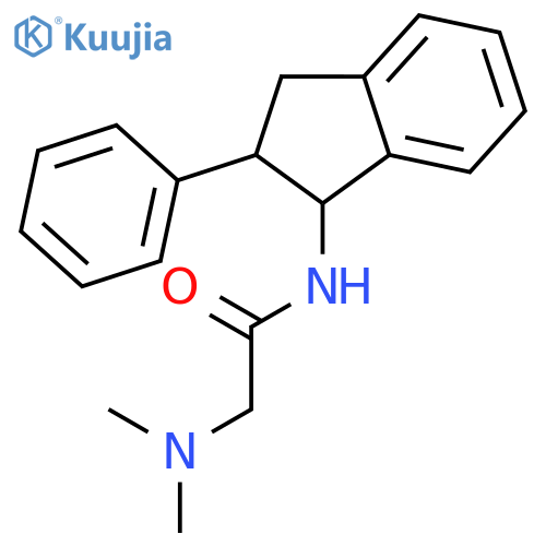 Acetamide,N-(2,3-dihydro-2-phenyl-1H-inden-1-yl)-2-(dimethylamino)- structure