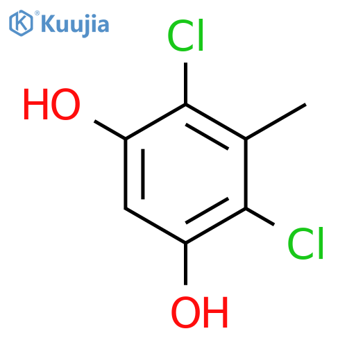 1,3-Benzenediol,4,6-dichloro-5-methyl- structure