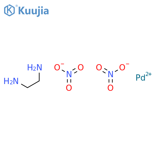 (ethylenediamine)dinitratopalladium(ii) structure