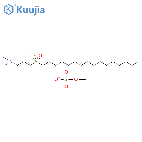 1-Propanaminium, 3-(hexadecylsulfonyl)-N,N,N-trimethyl-, methylsulfate structure