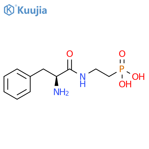 Phosphonic acid, [2-[(2-amino-1-oxo-3-phenylpropyl)amino]ethyl]-, (S)- structure