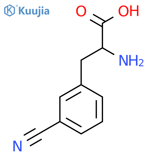 Dl-3-cyanophenylalanine structure