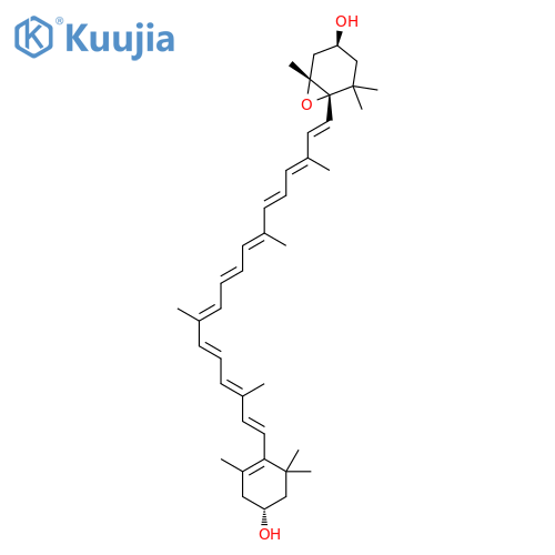 b,b-Carotene-3,3'-diol, 5,6-epoxy-5,6-dihydro-,(3S,3'R,5R,6S)- structure