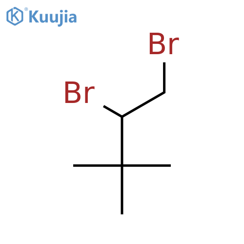 Butane,1,2-dibromo-3,3-dimethyl- structure