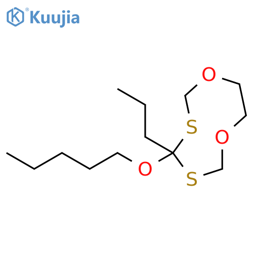 1,7,3,5-Dioxadithionane, 4-(pentyloxy)-4-propyl- structure