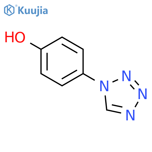 4-(1H-1,2,3,4-tetrazol-1-yl)phenol structure