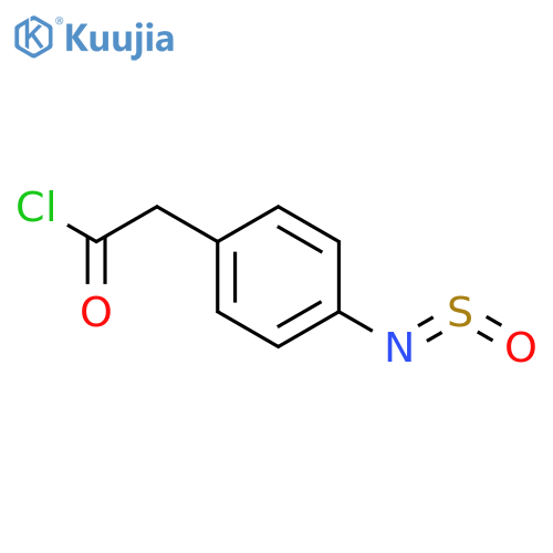 Benzeneacetyl chloride, 4-(sulfinylamino)- structure