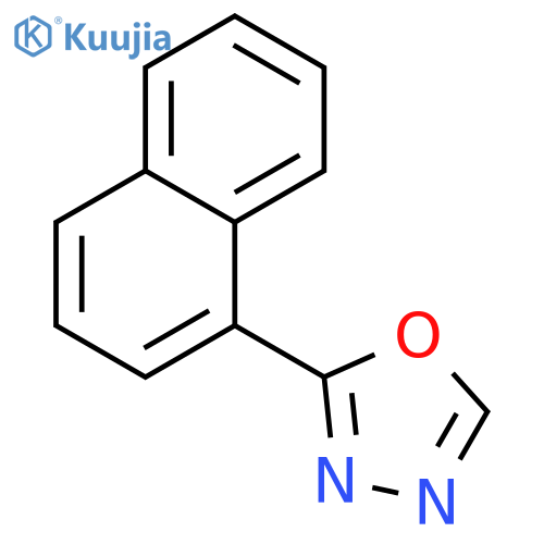 2-(1-Naphthyl)-1,3,4-oxadiazole structure