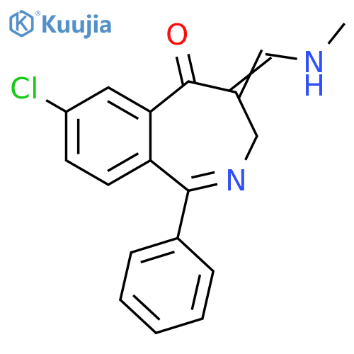 5H-2-Benzazepin-5-one,7-chloro-3,4-dihydro-4-[(methylamino)methylene]-1-phenyl- structure