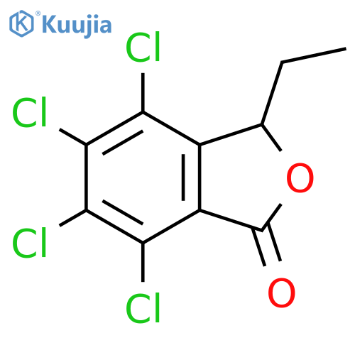 1(3H)-Isobenzofuranone, 4,5,6,7-tetrachloro-3-ethyl- structure