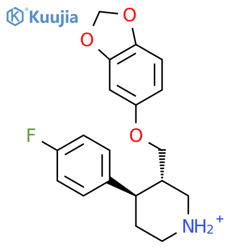 Paroxetine maleate structure